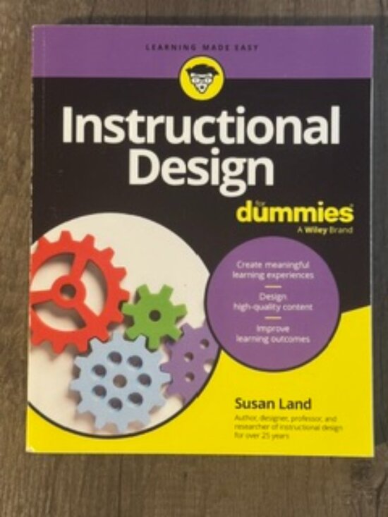 Other - Instructional Design for Dummies Paperback – Fun, Easy Learning Guide